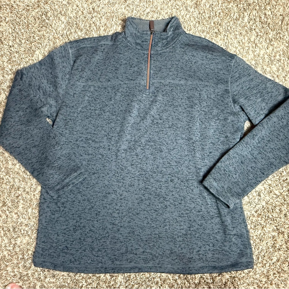 Gray Quarter-Zip Pullover